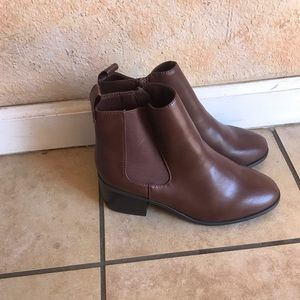 Brown Ankle Boots NWOT